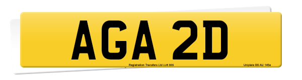 Registration number AGA 2D